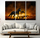 Horse Wall Art Canvas Print, Multi Panel Animal Canvas Print