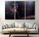 American Football Wall Art Canvas Print, Stadium Sport Wall