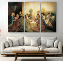 Last Supper Wall Art Canvas Print, Framed Jesus Painting Art