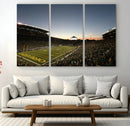 Oregon Ducks Football Team Print - Eugene Autzen Stadium