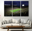 Michigan Wolverines Football Canvas Wall Decor, Football
