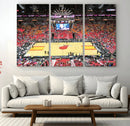 Miami Heat Basketball Team Print Wall Art- Kaseya Center by MyGreatCanvas | Canvas Wall Art Prints | Photo Prints & Wall Decor