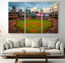 St. Louis Cardinals Baseball Team Print - Busch Stadium Wall