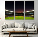 Yankee Stadium Night Game Triple Canvas, Yankee Stadium