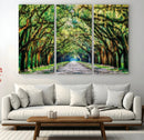 Serene Tree Tunnel Wall Art Canvas Print – Pathway Under by MyGreatCanvas | Canvas Wall Art Prints | Photo Prints & Wall Decor