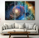 Spiral Galaxy Wall Art Canvas Print