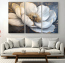 White Magnolia Flower Wall Art Canvas Print | Abstract by MyGreatCanvas | Canvas Wall Art Prints | Photo Prints & Wall Decor