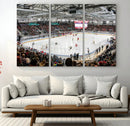Lausanne Arena Ice Hockey Stadium Wall Art Canvas Print,