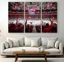 Carolina Hurricanes Ice Hockey Stadium Wall Art, Carolina