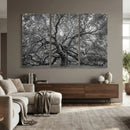 Majestic Angel Oak Tree Black and White Canvas Print – Multi by MyGreatCanvas | Canvas Wall Art Prints | Photo Prints & Wall Decor