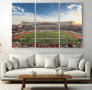 Framed Houston Cougars Football Team Print - Houston TDECU by MyGreatCanvas | Canvas Wall Art Prints | Photo Prints & Wall Decor