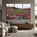 Virginia Cavaliers Football Team Print - Charlottesville Scott Stadium Print Wall Art Canvas by MyGreatCanvas | Canvas Wall Art Prints | Photo Prints & Wall Decor