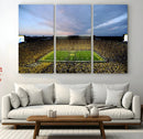 University of Michigan Wolverines Football Team Print - Ann by MyGreatCanvas | Canvas Wall Art Prints | Photo Prints & Wall Decor