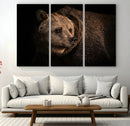 Wild Grizzly 399 Bear Canvas Wall Art Print, Bear Animal by MyGreatCanvas | Canvas Wall Art Prints | Photo Prints & Wall Decor