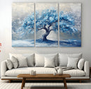 Abstract Blue Tree Art Canvas Print, Majestic Tree Wall Art by MyGreatCanvas | Canvas Wall Art Prints | Photo Prints & Wall Decor