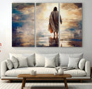 Jesus Walking on Water Wall Art | Ready to Hang Spiritual