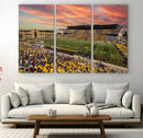 University of Wyoming Cowboys Football Team Print - Laramie by MyGreatCanvas | Canvas Wall Art Prints | Photo Prints & Wall Decor