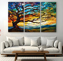 Mosaic Tree Wall Art | Ready to Hang Stained Glass Style
