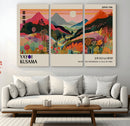 Yayoi 1986 Wall Art Print – Vibrant Sabi Sabi Japanese