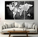 World Map Wall Art Canvas Print – Framed Wall Art for by MyGreatCanvas | Canvas Wall Art Prints | Photo Prints & Wall Decor