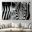 Zebra Wall Art – Zebra Close Up Wall Art – Framed Black by MyGreatCanvas | Canvas Wall Art Prints | Photo Prints & Wall Decor