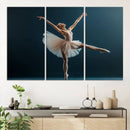 Ballet Dancer Wall Art – Framed Graceful Pose Canvas by MyGreatCanvas | Canvas Wall Art Prints | Photo Prints & Wall Decor