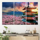 Mount Fuji Cherry Blossom Wall Art Canvas Print – Framed by MyGreatCanvas | Canvas Wall Art Prints | Photo Prints & Wall Decor
