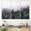 Misty Forest Wall Art Canvas Print, Serene Foggy Pines and by MyGreatCanvas | Canvas Wall Art Prints | Photo Prints & Wall Decor