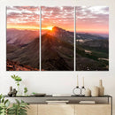 Mountain Sunrise Wall Art Canvas Print – Alpine Ridge