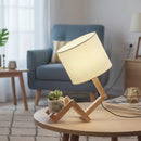 Creative Shape-Changing Wooden Lamp – Foldable Modern Desk Light for Bedroom, Study & Living Room by 2Dropme