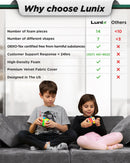 LX15 14pcs Modular Play Couch, Granite Gray