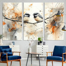 Beautiful Birds Wall Art – Framed Watercolor Branch Canvas by MyGreatCanvas | Canvas Wall Art Prints | Photo Prints & Wall Decor