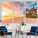 Tropical Beach Wall Art Canvas Print – Framed Palm Trees by MyGreatCanvas | Canvas Wall Art Prints | Photo Prints & Wall Decor