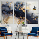 Black Marble Wall Art Canvas Print – Framed Abstract Gold by MyGreatCanvas | Canvas Wall Art Prints | Photo Prints & Wall Decor