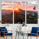 Mountain Sunrise Wall Art Canvas Print – Alpine Ridge