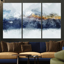 Abstract Mountain Range Art Canvas Print | 3 Panel by MyGreatCanvas | Canvas Wall Art Prints | Photo Prints & Wall Decor