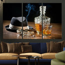 Extra Large Bourbon Wall Art – Whiskey Bar Theme Vintage by MyGreatCanvas | Canvas Wall Art Prints | Photo Prints & Wall Decor