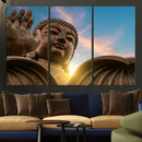 Buddha Statue and Daylight Wall Art, Buddha Statue Wall Art by MyGreatCanvas | Canvas Wall Art Prints | Photo Prints & Wall Decor