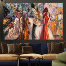 Abstract Afro American Jazz Canvas Wall Art | Music-Inspired by MyGreatCanvas | Canvas Wall Art Prints | Photo Prints & Wall Decor