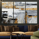 Abstract Painting Canvas Wall Art Print Paint Drip Art Brush