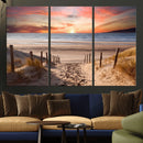 Sunset on the Sea Wall Art Canvas Print by MyGreatCanvas | Canvas Wall Art Prints | Photo Prints & Wall Decor