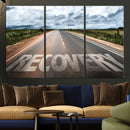 Recovery Road Wall Art Canvas Print