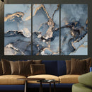 Multipanel Marble Fluid Effect Wall Art Abstract Canvas Wall