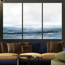 Blue Ocean Abstract Artwork Wall Art Canvas Print