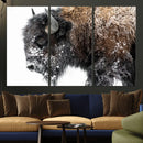 American Bison Wall Art Print – Majestic Buffalo Canvas