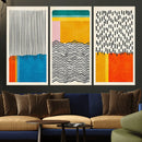 Canvas Print Wall Art Abstract Illustrs Art Boho, Framed