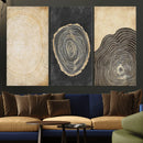 Tree Rings Canvas Wall Art Print – Minimalist Natural by MyGreatCanvas | Canvas Wall Art Prints | Photo Prints & Wall Decor