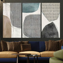 Canvas Print Wall Art Abstract Art Boho, Framed Boho Decor