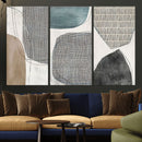 Canvas Print Wall Art Abstract Art Boho, Framed Boho Decor