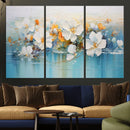 Abstract Flower Wall Art Canvas Print